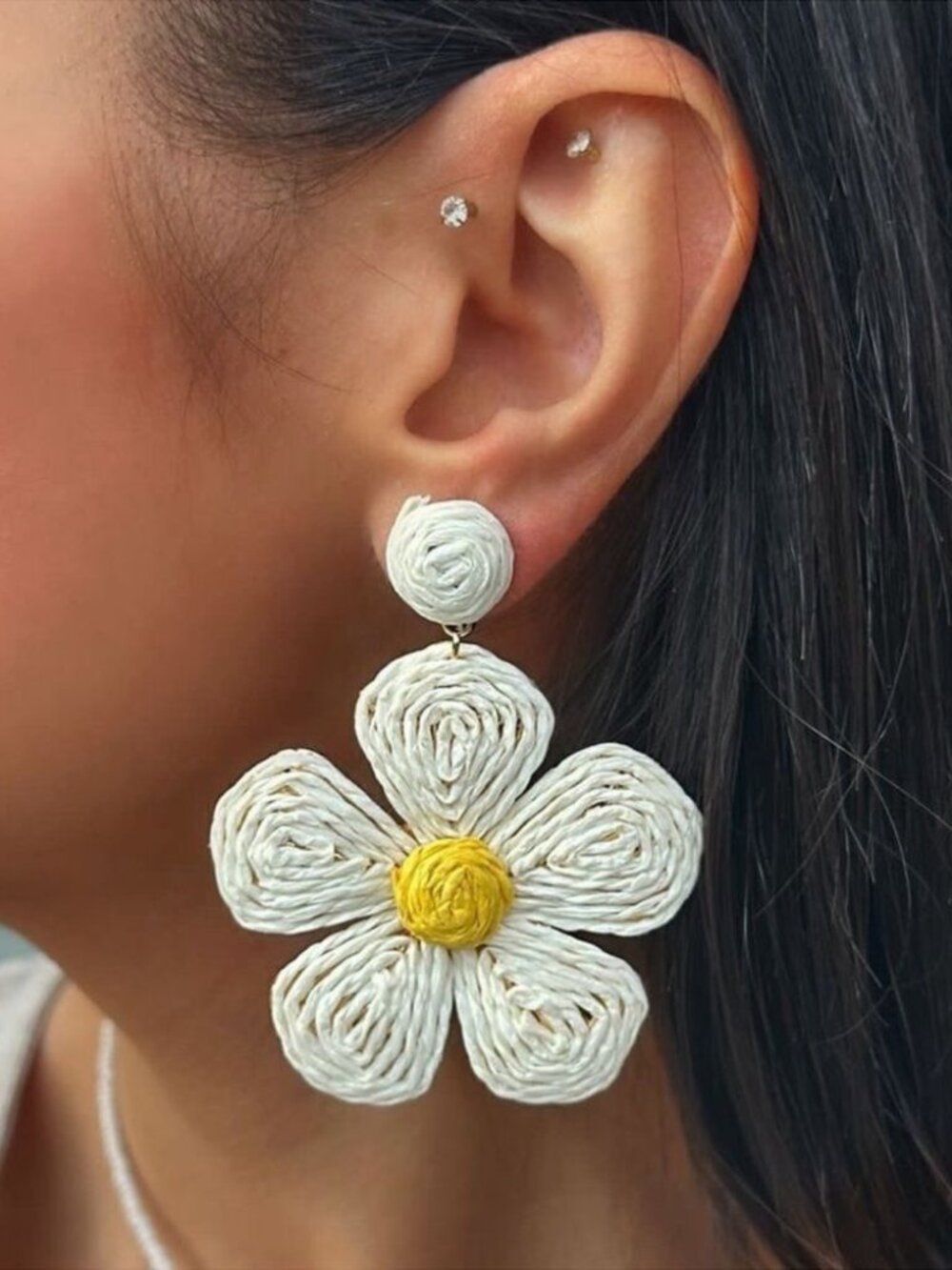 Bohemianflower earrings M238
